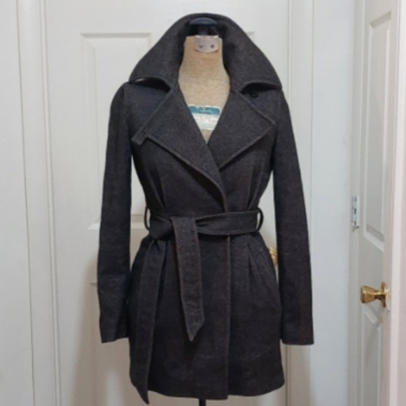 A/X Armani Exchange Charcoal Belted Jacket - Picture 15 of 15